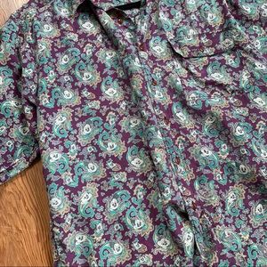 Disney! Silk Disney button down top. Mickey Mouse